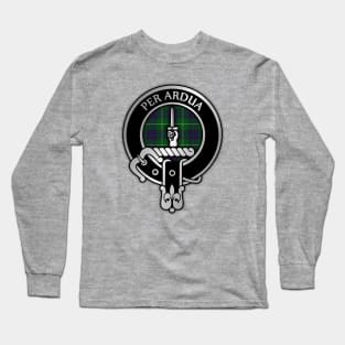 Clan MacIntyre Crest & Tartan Long Sleeve T-Shirt